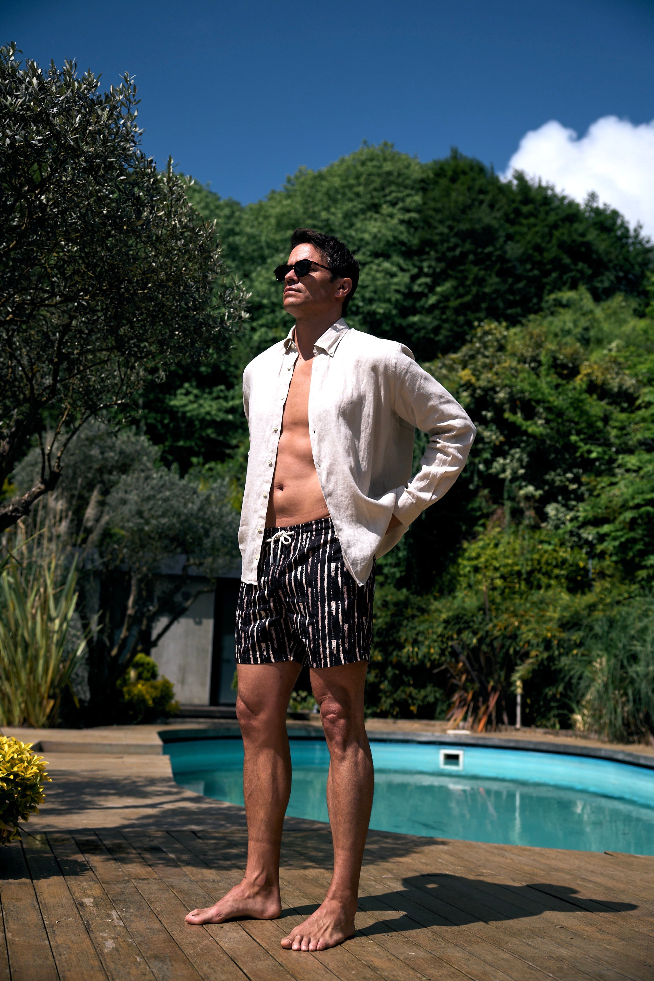 Black Latte Swim Short