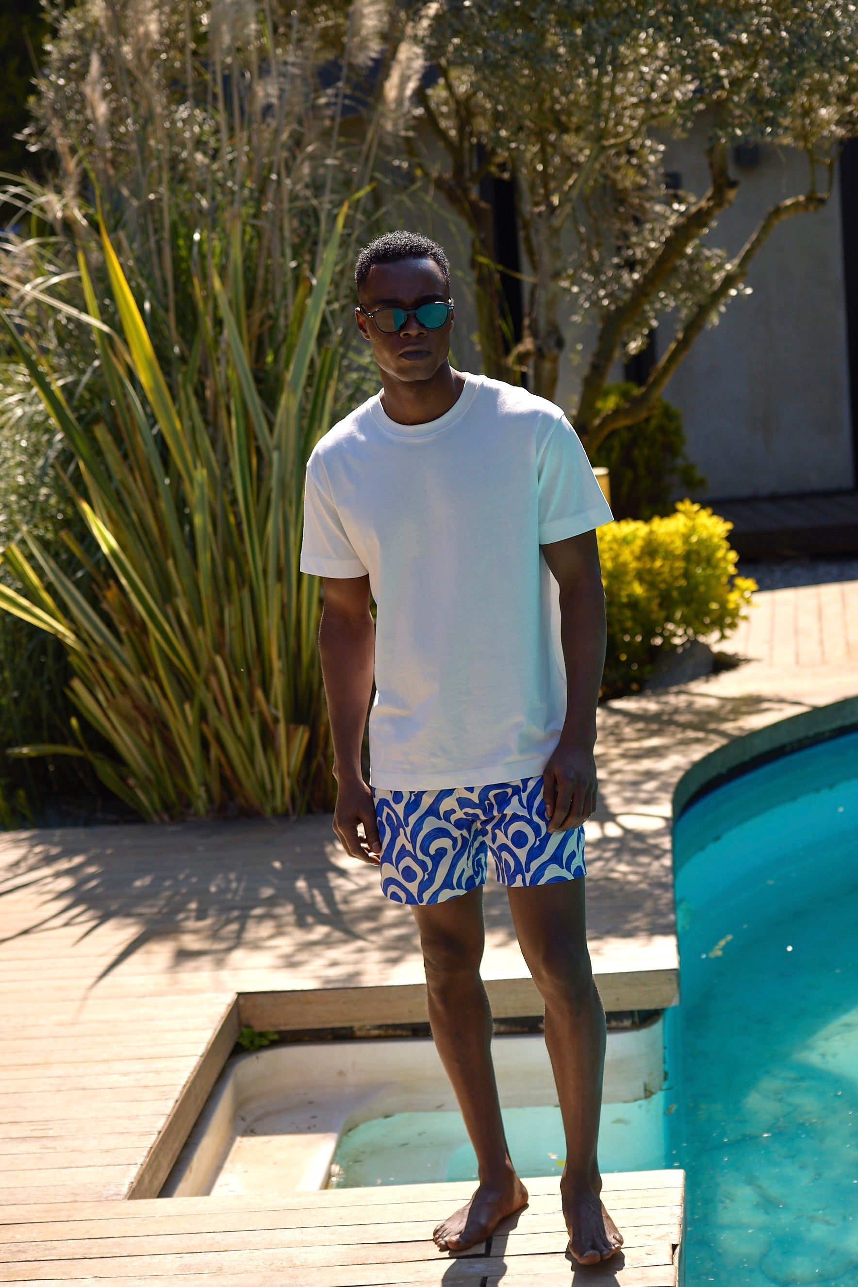 Blue Wave Swim Short