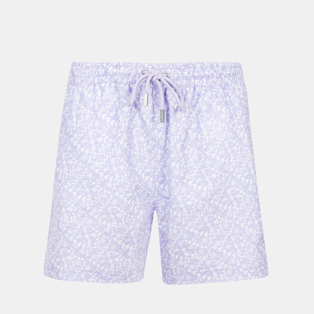 Lavender Leaf Swim Short