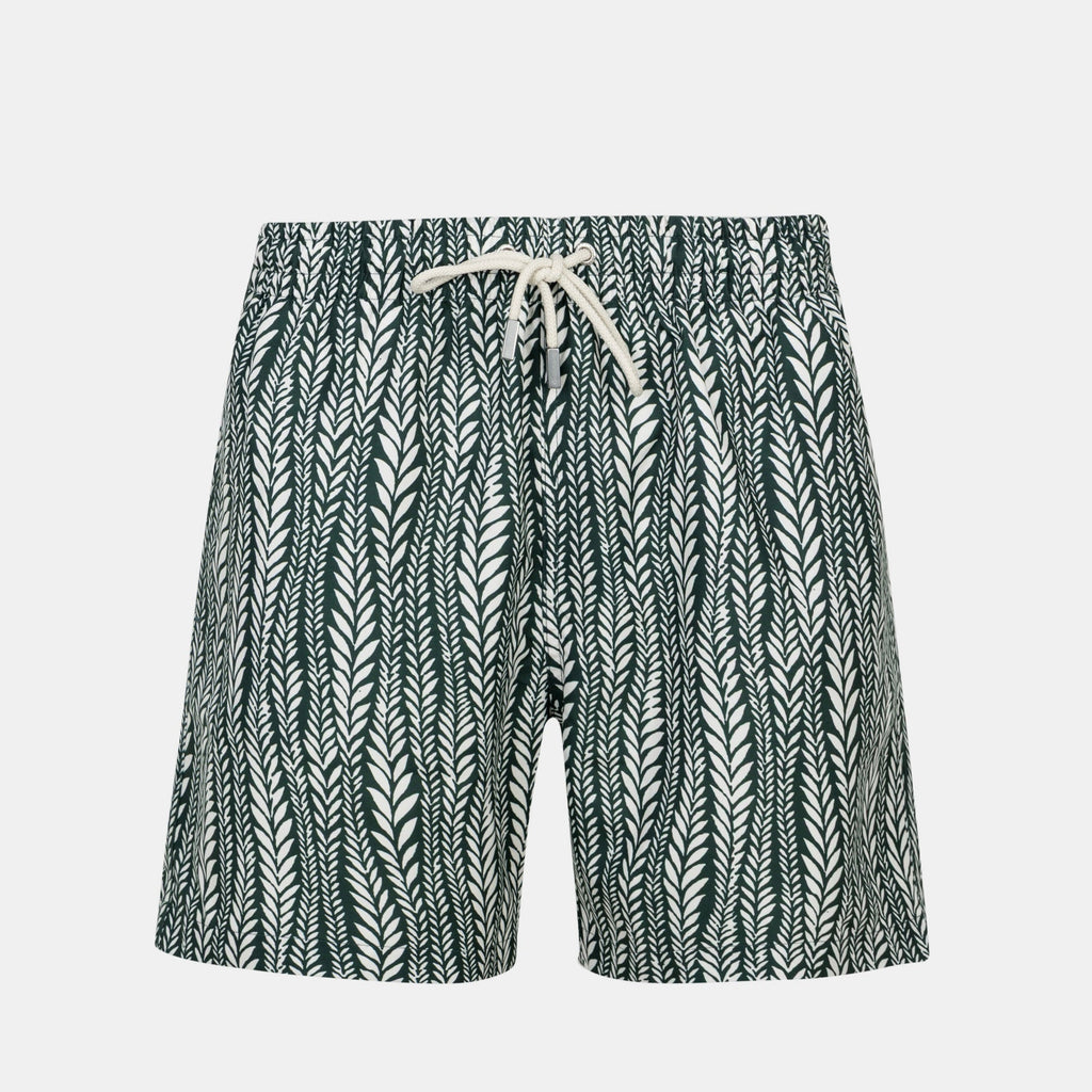 Green Leaf Swim Short