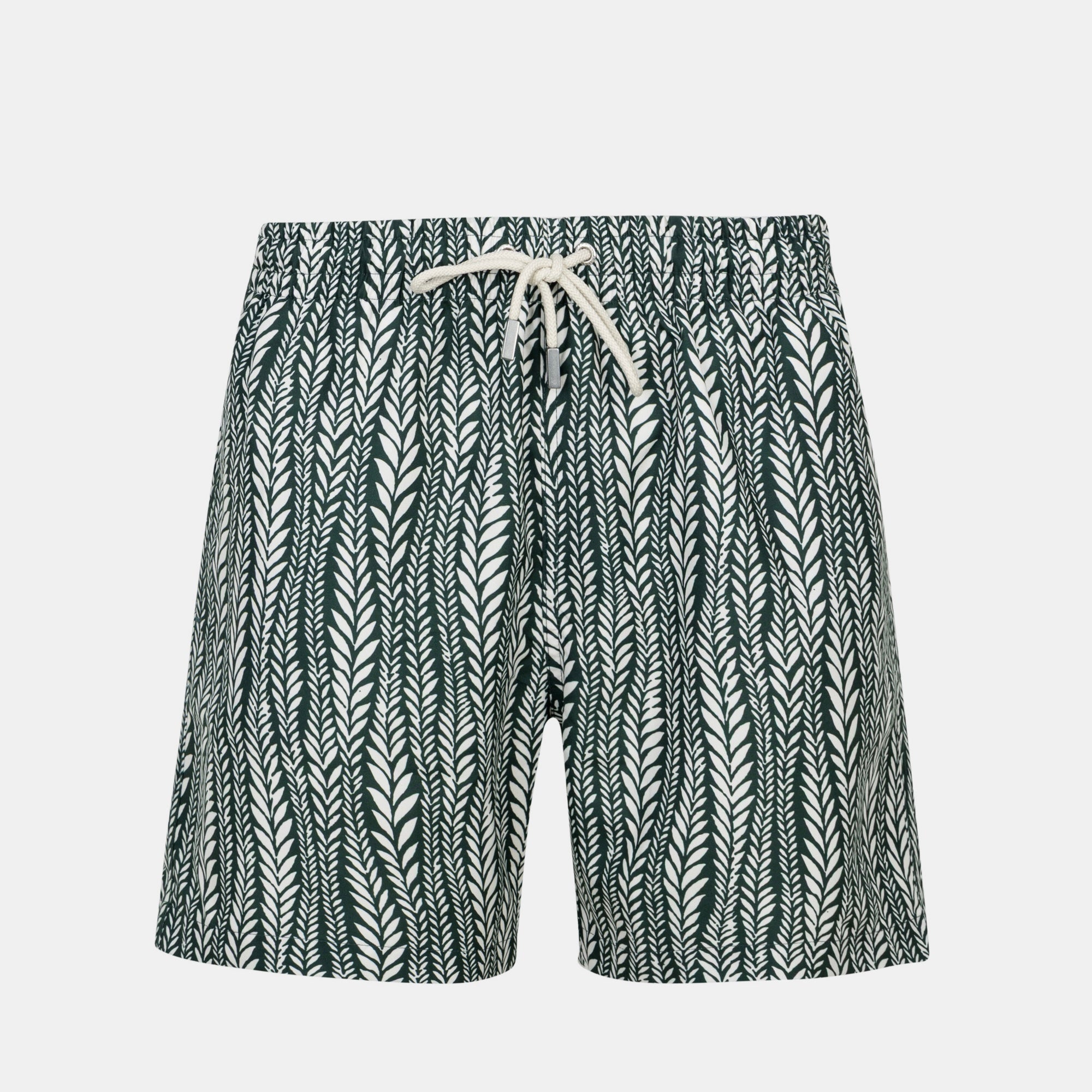 Green Leaf Swim Short