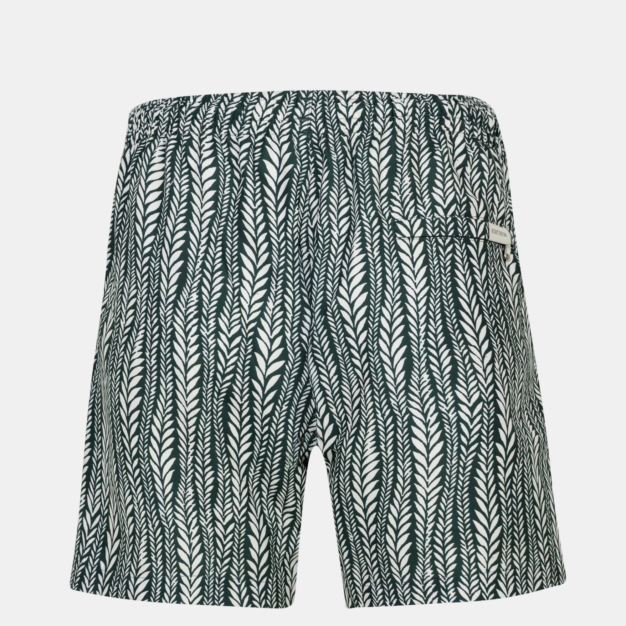 Green Leaf Swim Short