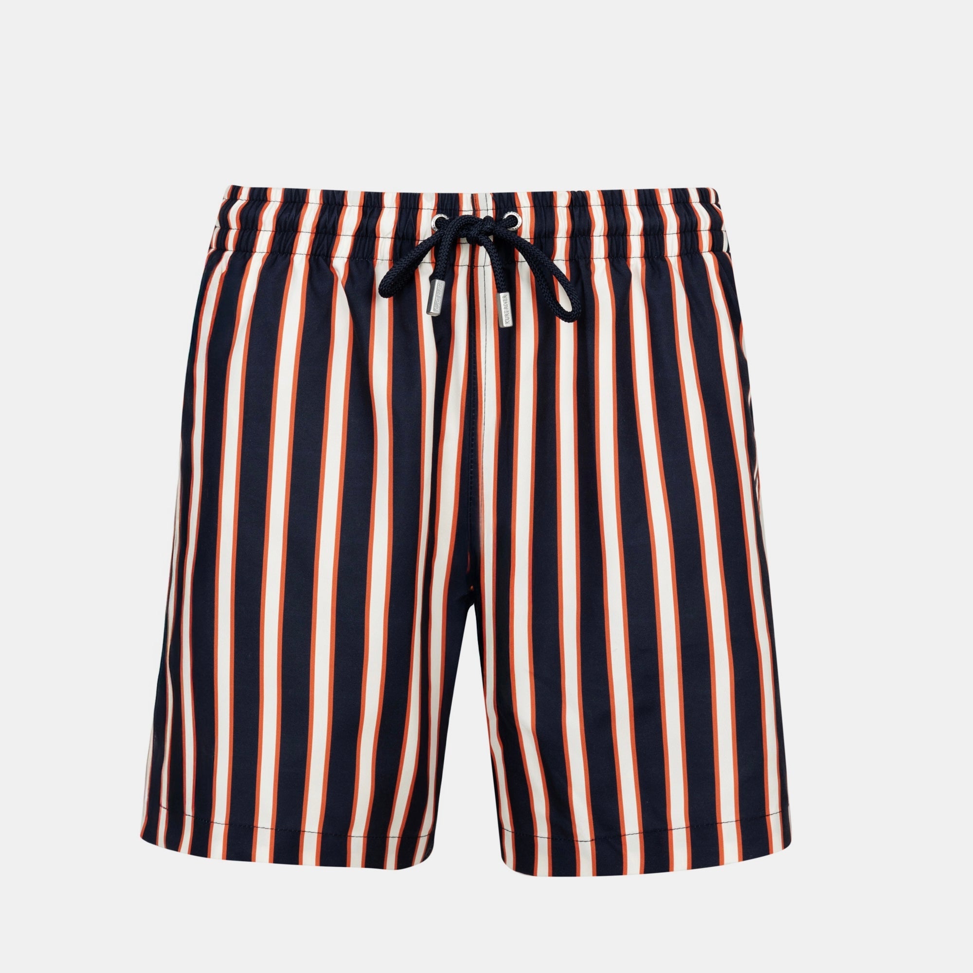 Navy Striped Swim Short