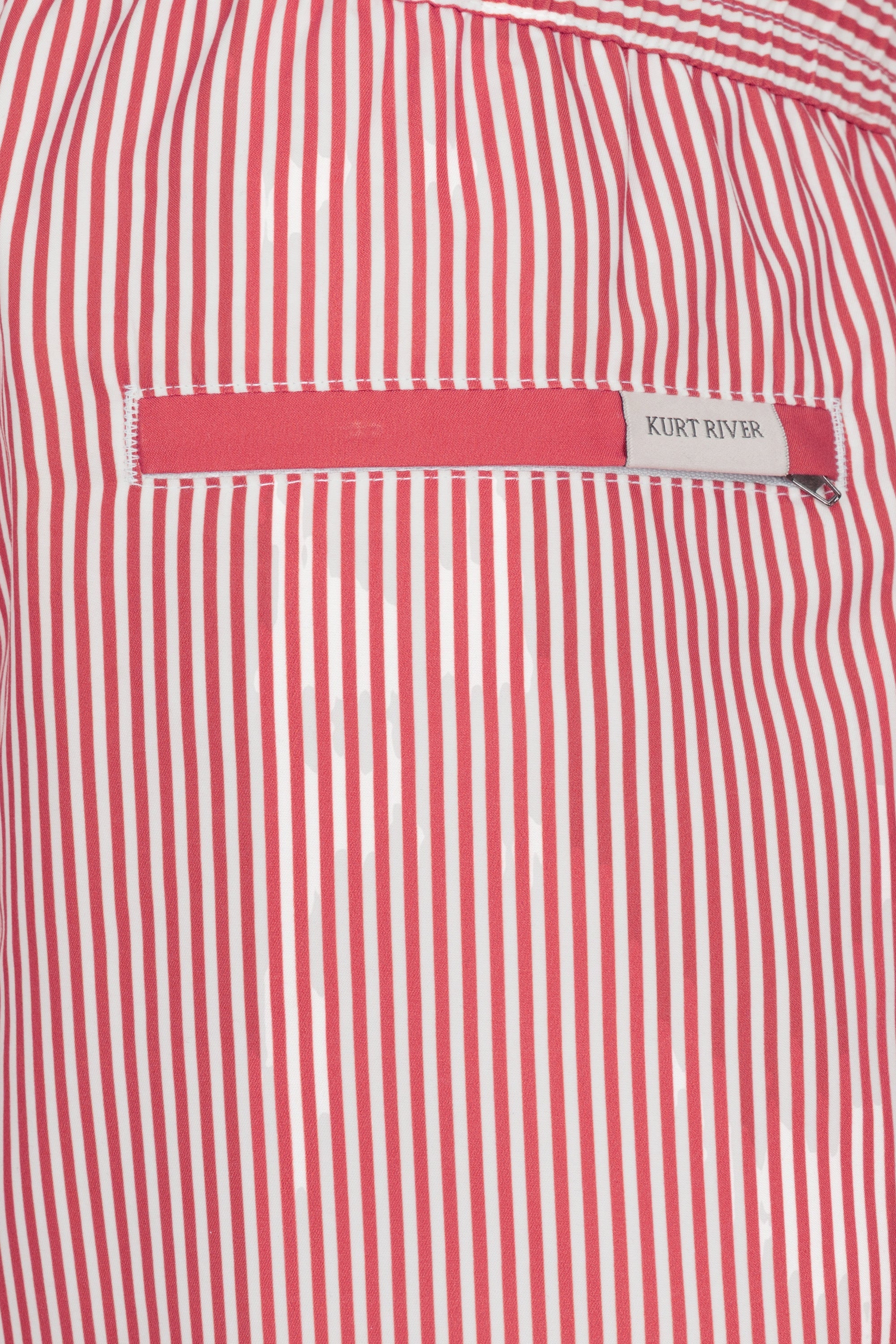 Pink Striped Swim Short