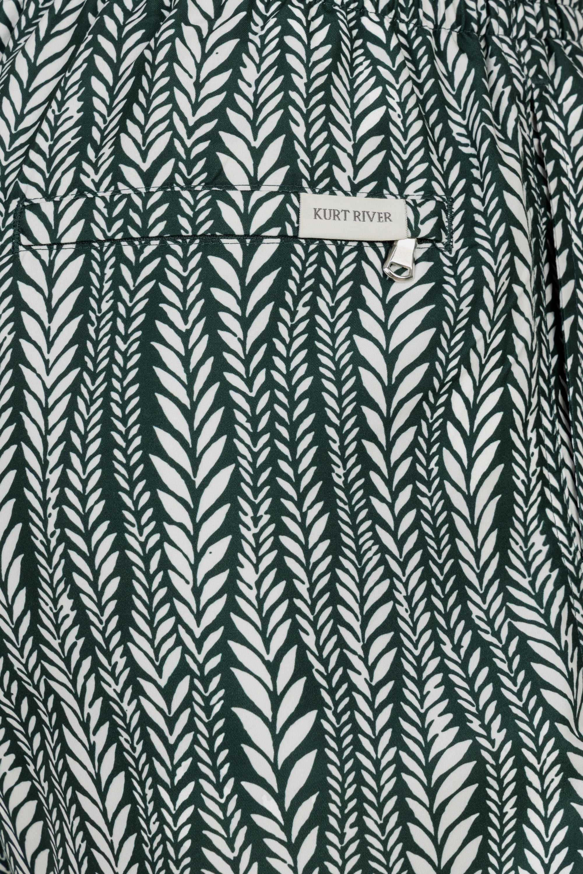 Green Leaf Swim Short