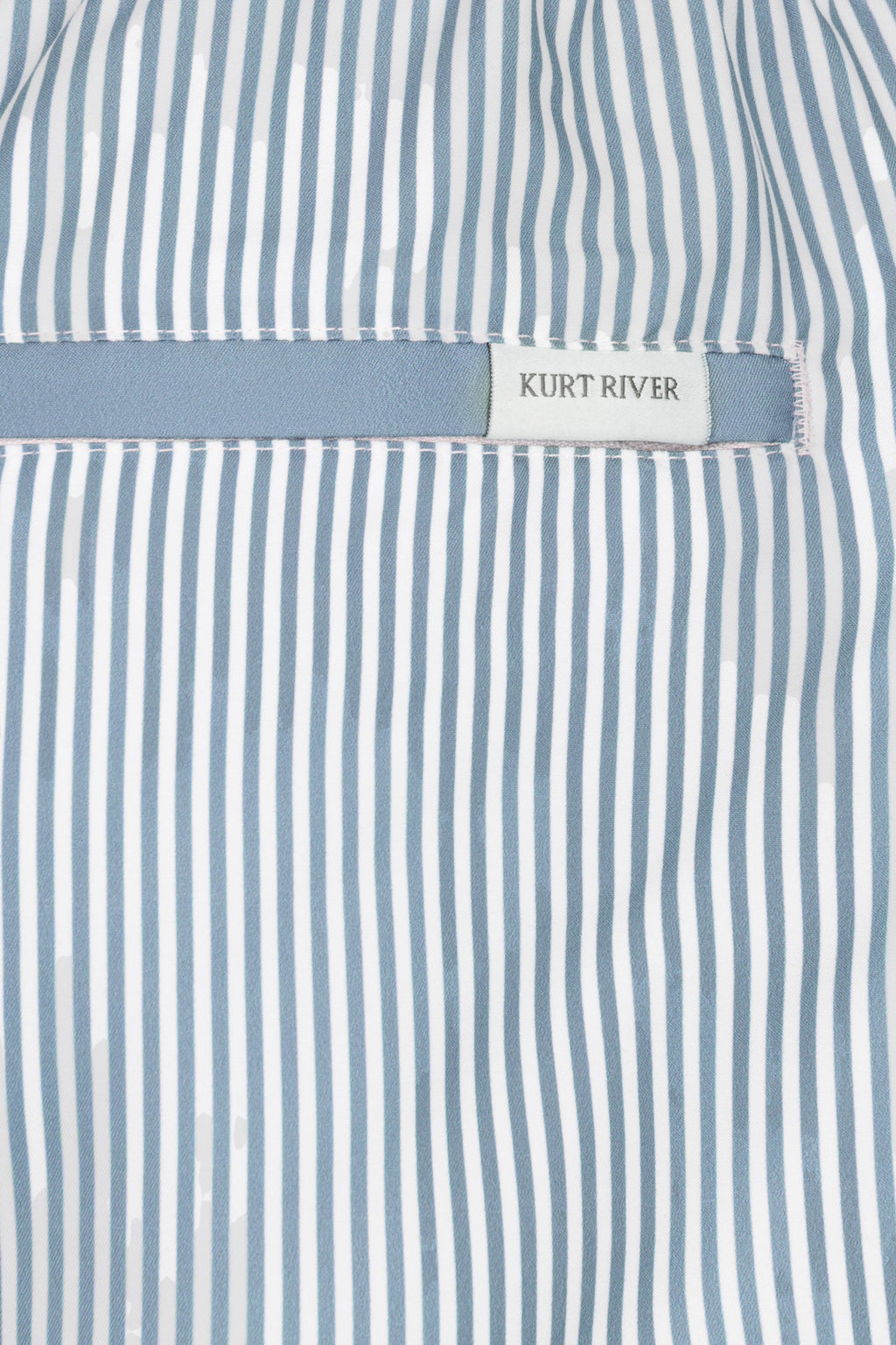 Blue Striped Swim Short
