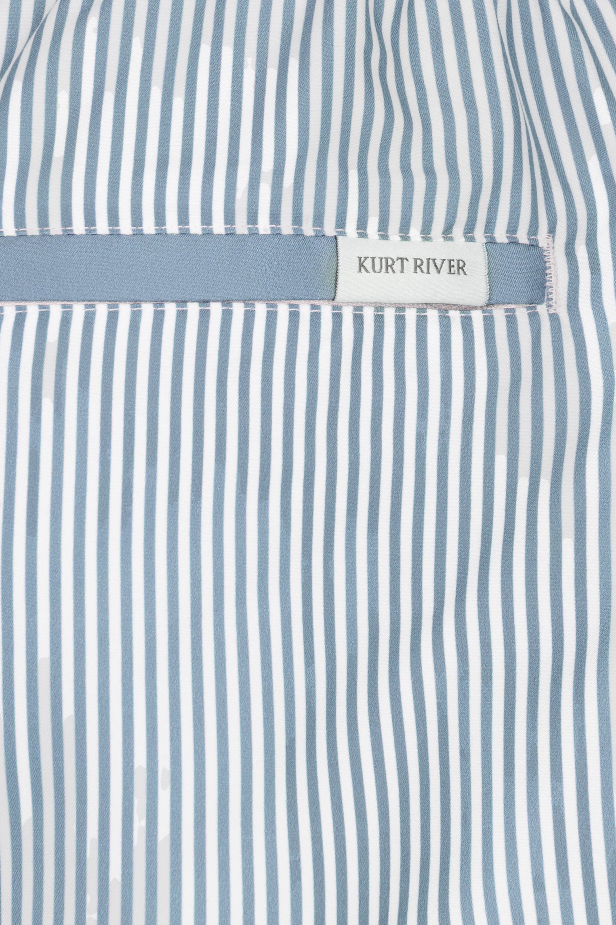 Blue Striped Swim Short